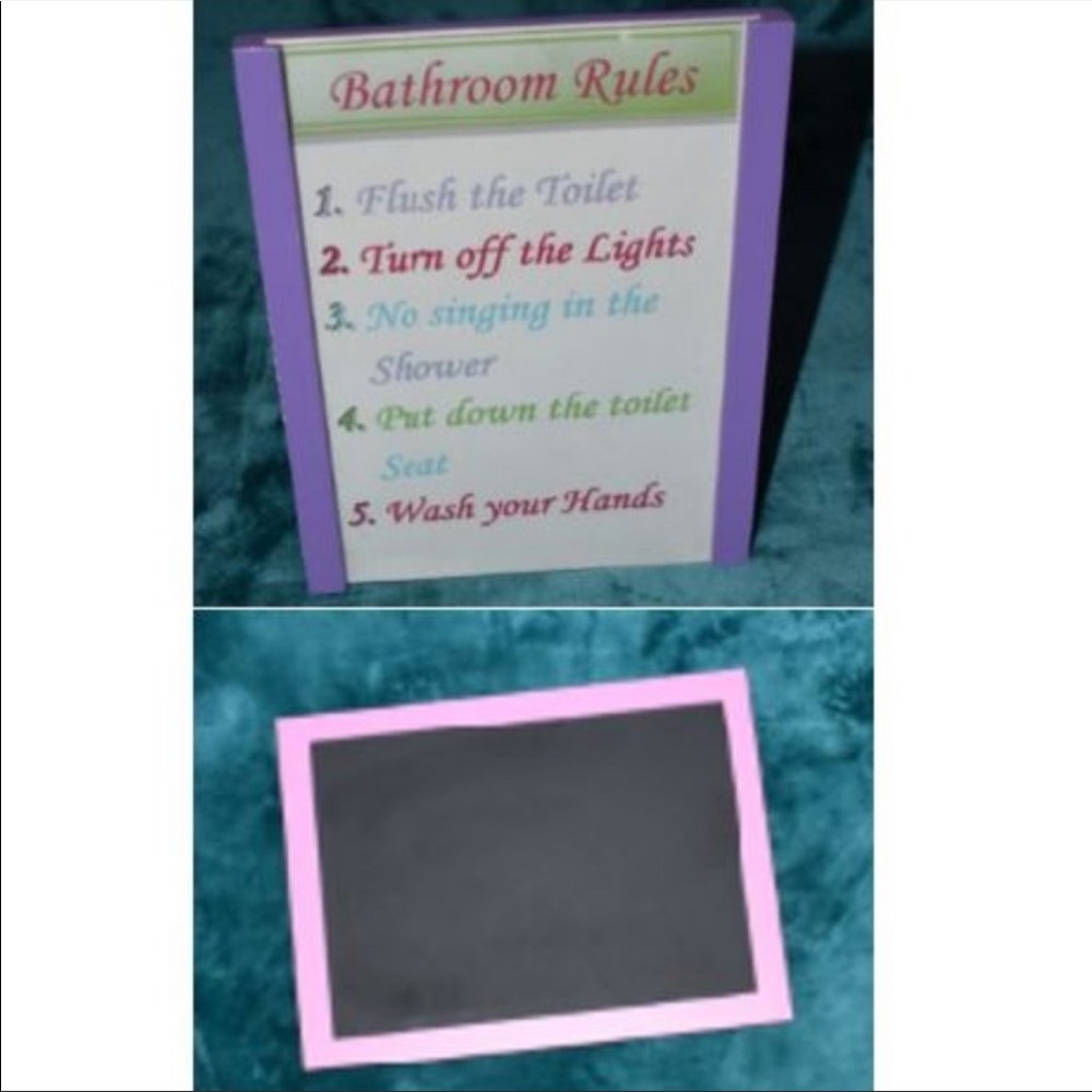 Pink and Purple Picture Frames
